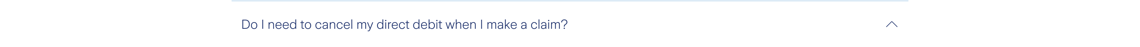 Do I need to cancel my direct debit when I make a claim?